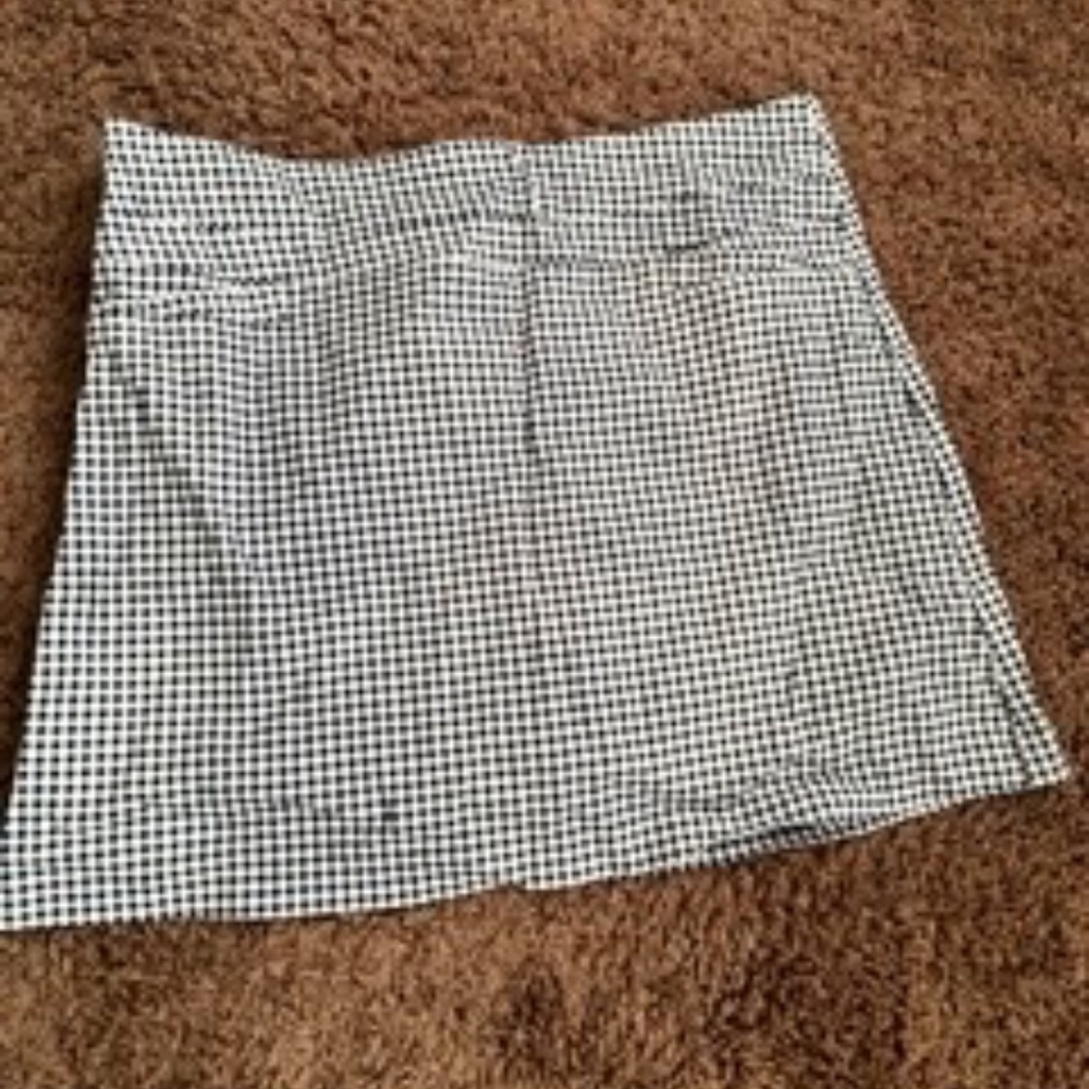 Gingham Skort